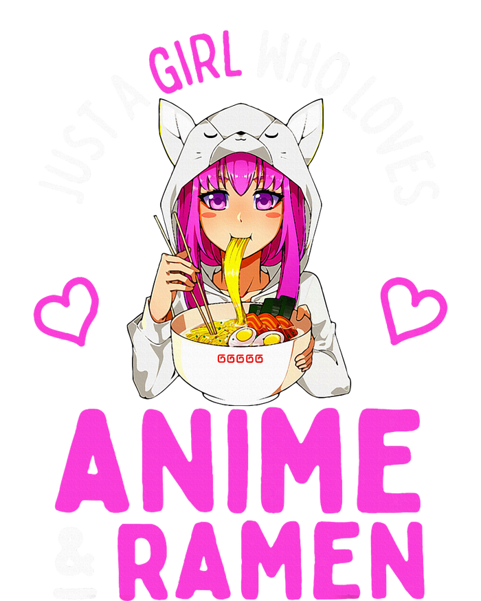 Just a Girl Who Loves Anime and Ra Bowl Japanese Tie-Dye T-Shirt