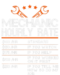 Funny Mechanic Hourly Rate Car Auto Repairman Labor Rates Tank Top