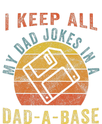 I Keep All My Dad Jokes In A Dadabase Vintage Father Dad T-Shirt