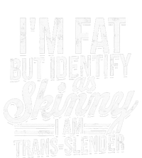 I'm fat but identify as skinny I am transslender Obese Hooded Wearable Blanket