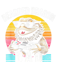 Bearded Dragon Dad Vintage Video Game Lizard Reptile Lover Kids Tie-Dye T-Shirt