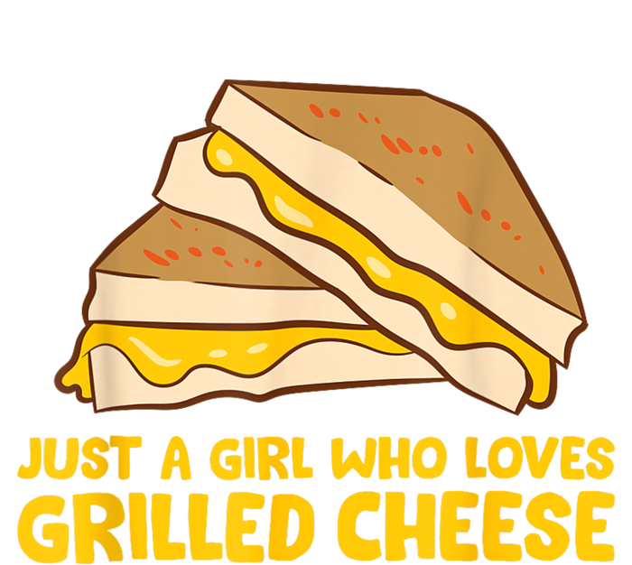 Funny Grilled Cheese Just A Girl Who Loves Grilled Cheese Long Sleeve Shirt