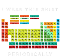 I Wear This Periodically. Periodic Table Chemistry Pun Mesh Reversible Basketball Jersey Tank