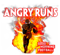 Angry Runs Good Morning Football Insulated Varsity Jacket