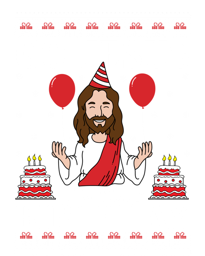 Go Jesus Its Your Birthday Ugly Xmas Sweater Meaningful Gift Meaningful Gift Ladies Essential Flowy Tank