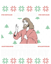 Go Jesus ItS Your Birthday Funny Gift Ugly Christmas Sweater Cute Gift Pom Pom 12in Knit Beanie