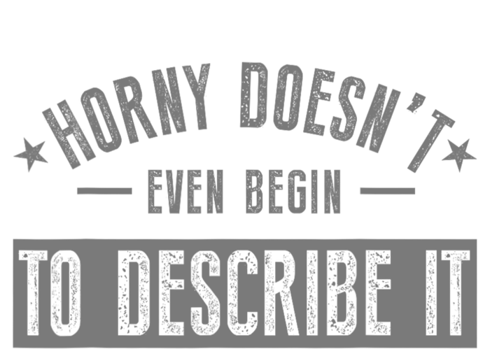 Horny DoesnT Even Begin To Describe It Kids Hoodie