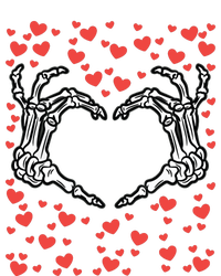 Skeleton Hand Heart Valentines Day Funny Bones Love T-Shirt