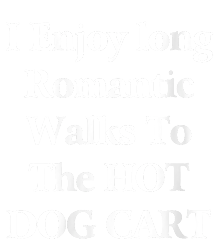 I Enjoy Long Romantic Walks To The Hot Dog Cart Full-Length Apron With Pockets