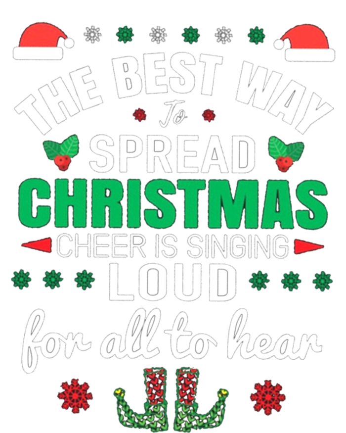 Jingle All The Way: Spreading Christmas Cheer Through Song Gift Women's V-Neck T-Shirt