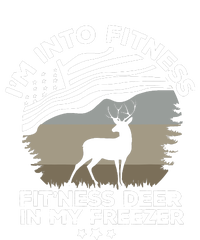 IM Into Fitness FitNess Deer In My Freezer Deer Flag T-Shirt