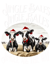 Jingle Bales Jingle Bales Jingle All The Way Christmas Cow Great Gift Women's Tri-Blend 3/4-Sleeve Raglan Shirt