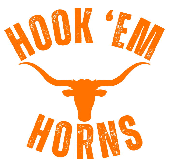 Hook Em Horns Texas Bull Head Poster