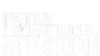 IM Not Antisocial IM Antistupid Sarcastic Kids Hoodie