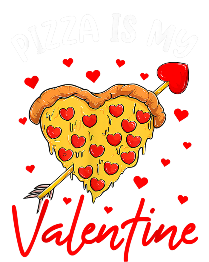 Pizza Is My Valentine Funny Valentines Day Heart Shape 2024 Tall Hoodie