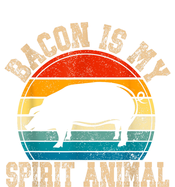 Bacon Is My Spirit Animal Retro Bbq Costume Pork Grill T-Shirt