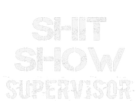 Shit Show Supervisor Funny Mom Boss Manager Teacher Gift Bella+Canvas Jersey Crop Tee