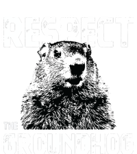 Respect The Groundhog Funny Woodchuck Canvas