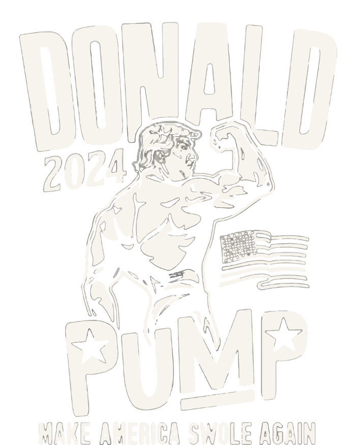 Donald Trump Election 2024 Donald Pump Make America Swale Again Striped Beanie with Solid Band