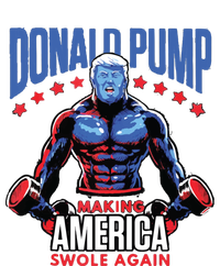 Donald Trump Election 2024 Donald Pump Make America Swole Again Adult ChromaSoft Performance T-Shirt