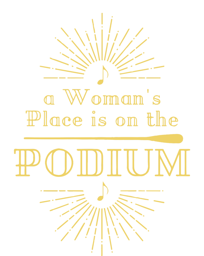 A Woman Place Is On The Podium Vintage Look Women's Racerback Tank