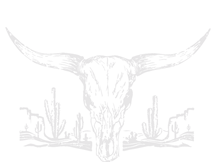 Longhorn Desert Life Cactus Cow Skull T-Shirt