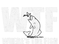 Wtf WhereS The Fish Funny Fishing Gifts Fathers Day T-Shirt