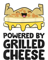 Powered By Grilled Cheese Funny Grilled Cheese Platinum Collection Golf Towel