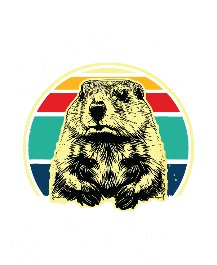 Vintage Retro Cute Groundhog Holiday Women's Perfect Tri Rocker Tank