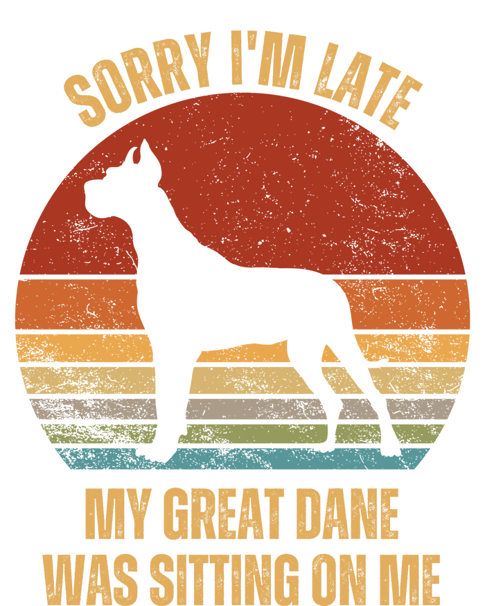 Sorry IM Late My Great Dane Was Sitting On Me Great Dane Mesh Reversible Basketball Jersey Tank