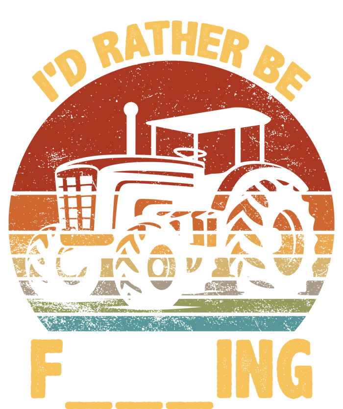 ID Rather Be Farming Funny Farmer Joke Farmer Tractor Performance Sprint T-Shirt