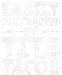 Funny Easily Distracted By Tits And Tacos Gift Adult Humor Gift Mesh Reversible Basketball Jersey Tank