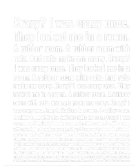 Crazy I Was Crazy Once Meme Sustainable Beanie