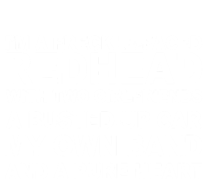 I’M A Freckle Face Redhead With Two Girlfriends A Busted Bella+Canvas Jersey Crop Tee