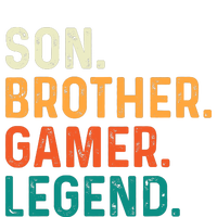 Son Brother Gamer Legend Funny Gaming Cooling Performance Long Sleeve Crew