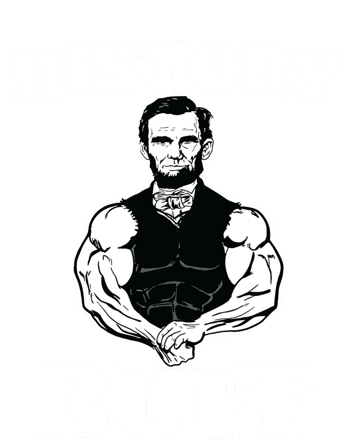 History Buff Funny Abraham Lincoln Weightlifting T-Shirt