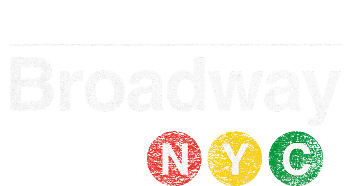 BROADWAY New York NYC Worn Design  T-Shirt