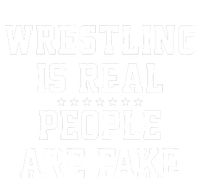 Wrestling Is Real People Are Fake Metallic Star Ornament