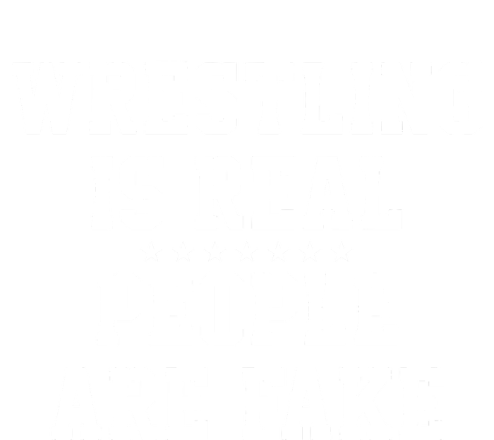 Wrestling Is Real People Are Fake Metallic Star Ornament