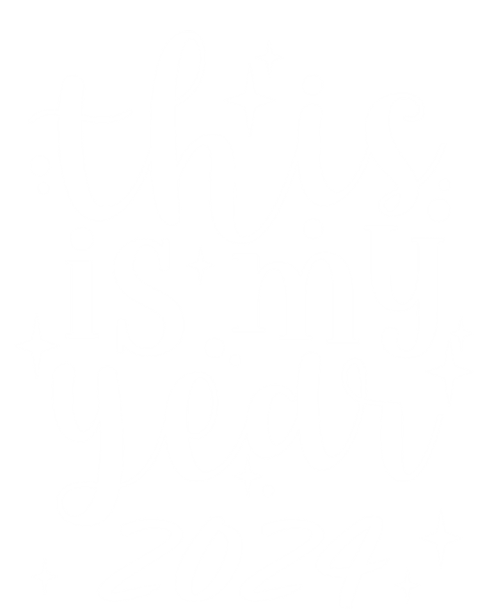 This Is My Year 2024 New Years 2024 Party Design Gift Women's Tri-Blend 3/4-Sleeve Raglan Shirt