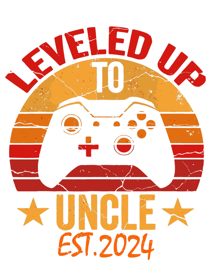 I Leveled Up To Uncle Est 2024 Video Gamer Pregnancy T-Shirt