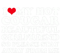 I Love My Hot Cougar Girlfriend I Heart My Hot Cougar Gf Snapback Five-Panel Rope Hat