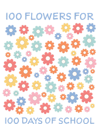 100 Flowers For 100 Days Of School Tall Sweatshirt