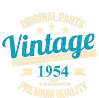 Original Parts Vintage 1954 70th Birthday Tie-Dye T-Shirt