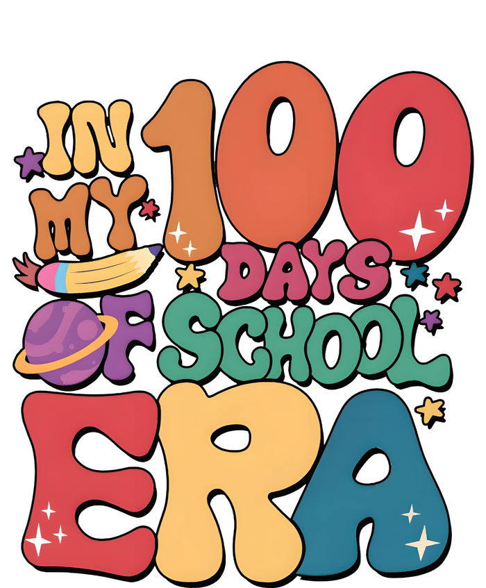 Groovy In My 100 Days Of School Era Kids Sweatshirt