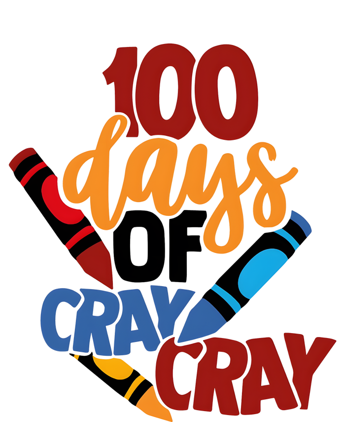 100 Days Of Cray Cray Kindergarten Teacher Tall Fusion ChromaSoft Performance T-Shirt