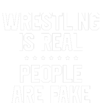 Wrestling Is Real People Are Fake Sustainable Bucket Hat