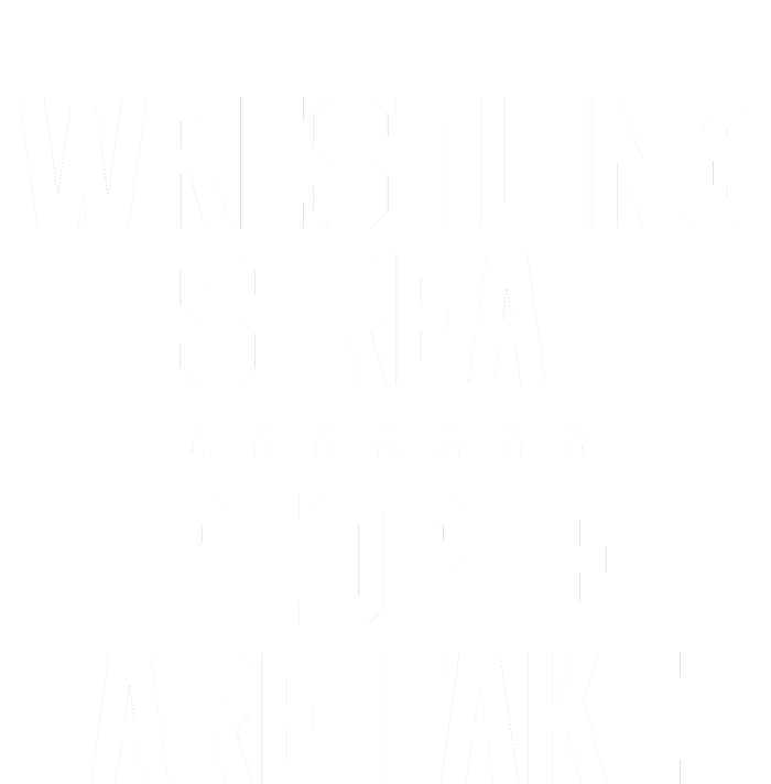 Wrestling Is Real People Are Fake Sustainable Bucket Hat