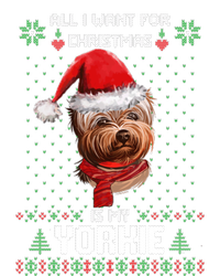 Ugly Sweater All I Want For Christmas Is My Yorkie Xmas Baby Long Sleeve Bodysuit