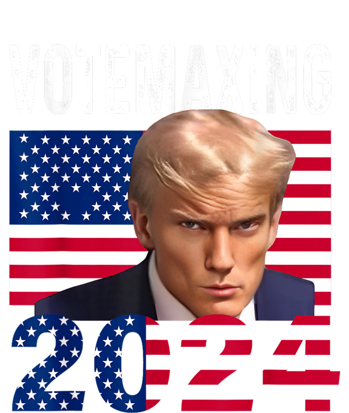 Votemaxing 2024 Looksmaxxing Funny 7-Panel Snapback Hat